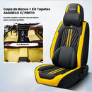 [ESPECIAL DE NATAL] Kit Capas de Bancos + Kit Tapetes de Luxo  | Completo para Bancos Dianteiros e Traseiros Sob Medida