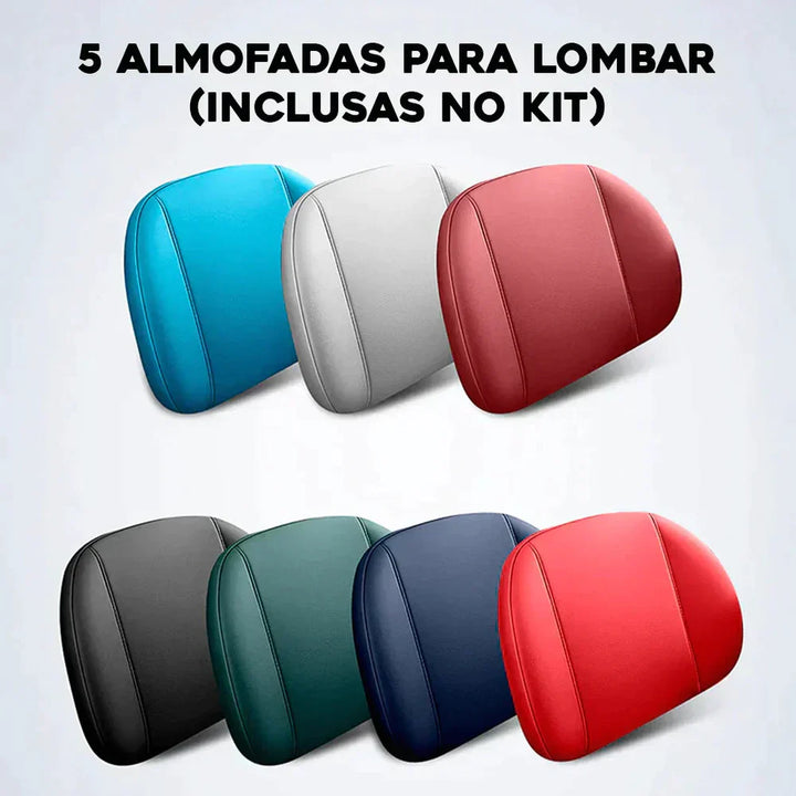 [2 em 1] Kit Capas de Bancos + Kit Tapetes de Luxo  | Completo para Bancos Dianteiros e Traseiros Sob Medida