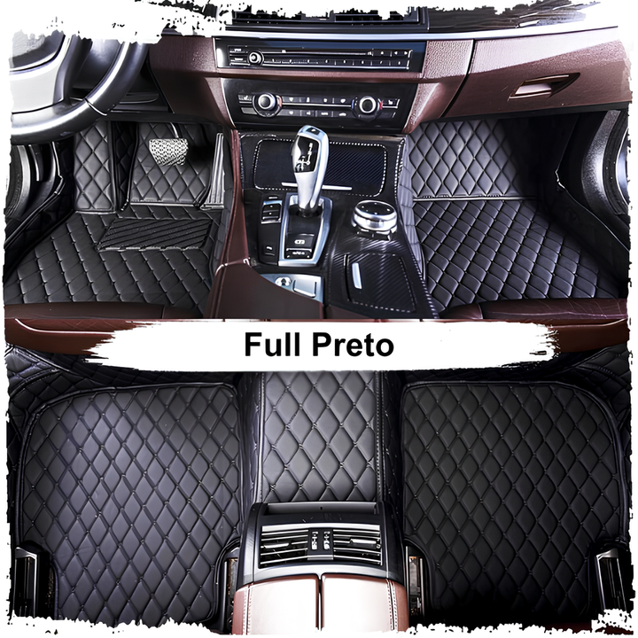 [PROMOÇÃO] Kit de Tapetes Automotivos Sob Medida Couro Sintético - Dianteiro e Traseiro